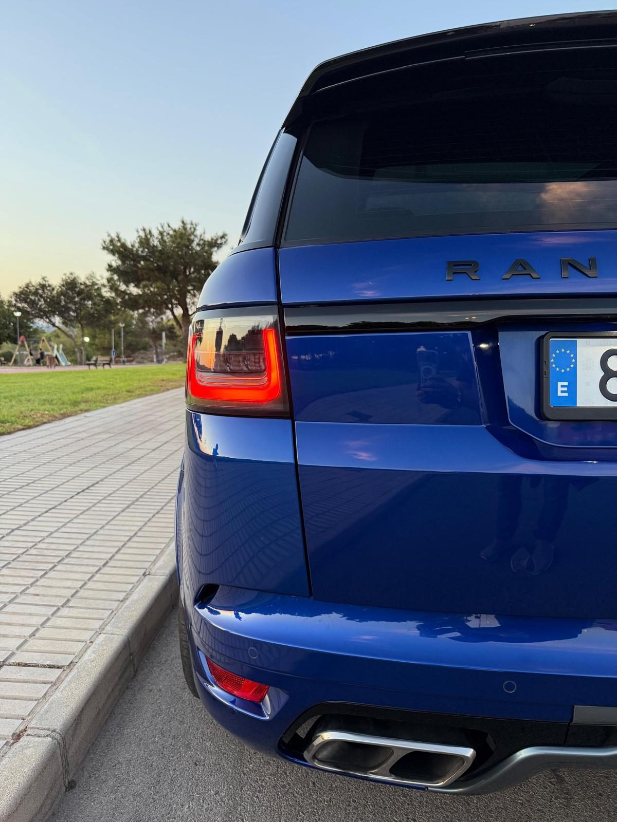Range Rover Sport SVR rear light detail